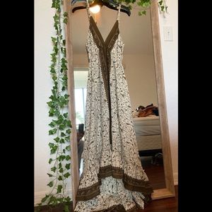 Beautiful boho Indian Sari midi dress NWOT